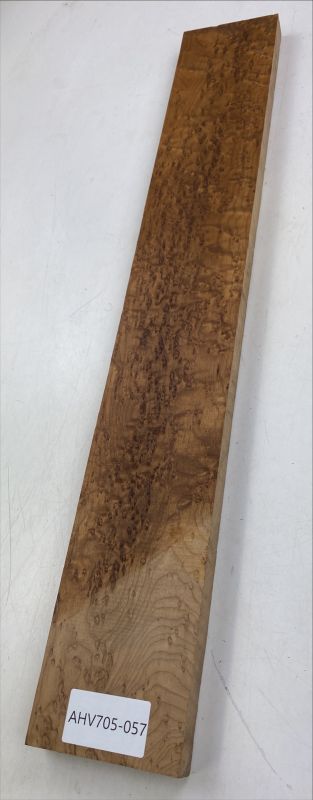 Neck Bird's Eye Maple, Caramel roasted, 720x106x24mm,  Unique Piece #057